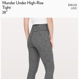 Lululemon high rise leggings